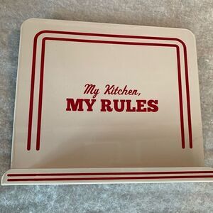 Cake Boss My Kitchen My Rules Metal Cookbook Stand-Piece Missing